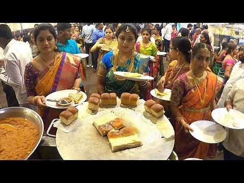 Lavish South Indian Wedding Reception Buffet || Amazing Food Zone