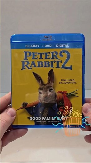 Peter Rabbit 2 Blu Ray Unboxing
