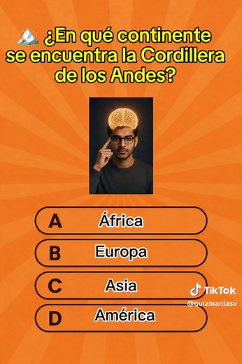 ¿Dónde está la Cordillera de los Andes?