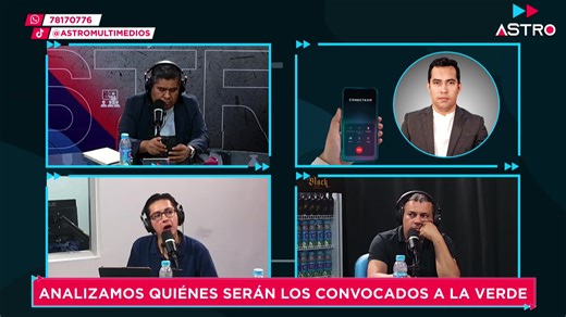 ✅ #AstroCentral, EN VIVO Y EN DIRECTO por la 96.7 FM de #RadioUno y a través de todas nuestras RR. SS. 💯 Actualidad de #LaVerde, que se prepara para el amistoso ante #Panamá este 18 de enero. ⚽ Conversaremos con #EdgarMenacho, vicepresidente de #Guabirá. ⚽ Te contamos sobre la despedida de #Vogliotti de #Bolívar. 🎙️ Repercusiones y análisis sobre el futuro de #BraianMamani. 📲 Conéctate a nuestras plataformas e infórmate con nosotros. 💬 Participa en la transmisión escribiéndonos al WhatsApp 7