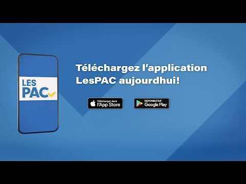 Téléchargez l'application LesPAC dès maintenant!