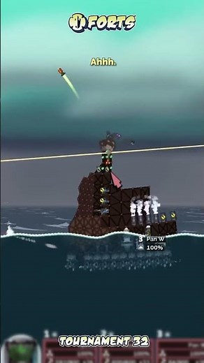 The ol' gravitational slingshot effect | Forts #gameplay