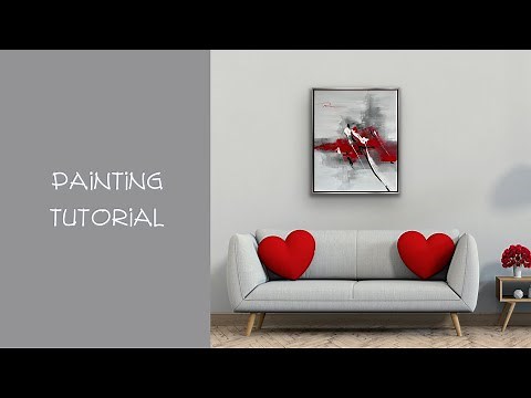 Easy Textured Art For Beginners | Abstract Acrylic Painting Tutorial