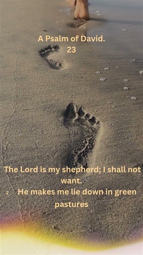 Psalm 23 🙏 The Lord Is My Shepherd | Prayer for Peace & Protection #Shorts
