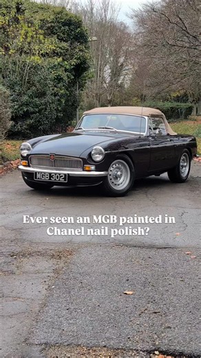 This MGB has been restored with paint matched to the owner's favourite Chanel 'Rouge Noir 155' nail polish. The dark grape colour is complimented by a luxurious leather interior, with a traditional wooden Mota-lita wheel and shift knob. 🍇 💅🏼 This Frontline MGB is one of just 25 Abingdon Edition Restomods, and packs a mighty 290bhp alongside its re-engineered and modified underpinnings. https://www.frontline-cars.co.uk/ | Frontline