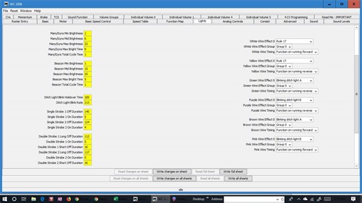 USERS of JMRI | I am having issues programming a TCS WOW 121 decoder to flash the ditch lights when the horn or bell is used | Facebook