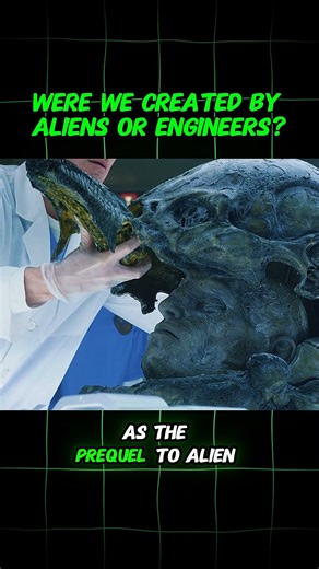 Reel & Real on Instagram: "The secret of the black substance and human DNA. A giant drinks an unknown substance, and his body disintegrates, giving rise to life on Earth. 🧬 Millions of years later, the Prometheus spaceship travels to find them. They don't know that what they will find is the beginning of a nightmare. 👽 #prometheus #alien #sciencefiction #moviesummary #hollywood"
