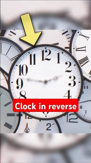 clocks in opposite direction 🕛 #facts