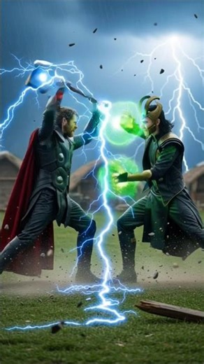 😱Thor Vs Loki #viral #shorts #thor #ai