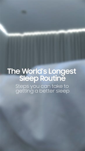 It’s #WorldSleepDay, so we’ve made The World’s Longest Sleep Routine. Here’s some tips on what you can do during the day to have a better night sleep this weekend: Waking up - Setting a consistent wake up time can help your routine. OOTD – Plan your fit the night before to reduce stress in the morning. During the day - Check your Energy Score to help build healthy routines and track your sleep patterns on your Samsung Health App. Winding down - Galaxy AI learns your preferences and adapts over t