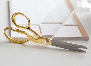 Gold Handled Scissors: Stainless Steel, 8.5 Inch - Etsy