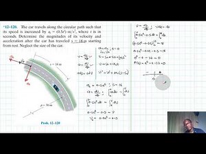 12–120 Kinematics of a Particle (Chapter 12: Hibbeler Dynamics) Benam Academy