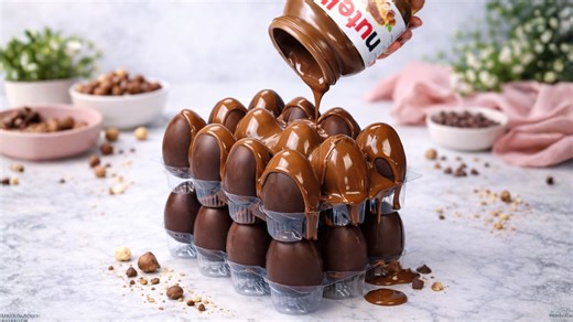 How to make Nutella chocolate surprise eggs