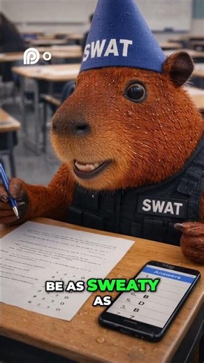 Capybara Jones Takes His Exam “SWAT‑Style