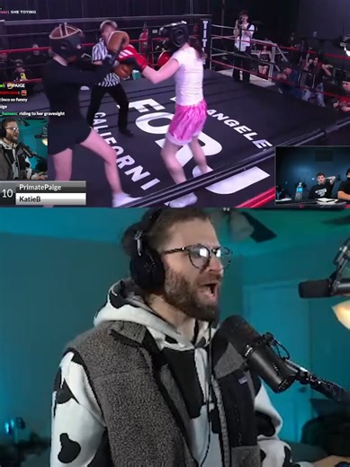 KATIE B VS PRIMATEPAIGE REACT #wakewilder #katieb #nms #primatepaige #boxing