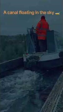 This canal floats in the sky Pontcysyllte Aqueduct,200 years old and still taking our breath away.