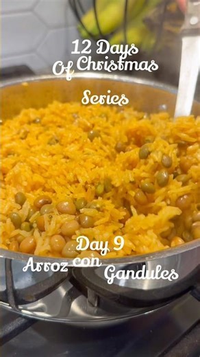 12 Days of Christmas Series | Day 9 Arroz con Gandules