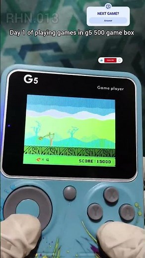 DAY 1 OF PLAYING GAMES ON G5 500 GAME BOX