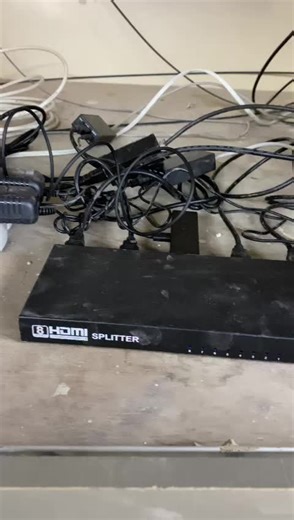 Splitter Hdmi 1 entrada 8 salidas Extensores Hdmi Activos #dvr #camarasdeseguridad #video #hdmi #audiovisual #maracaibo #instalaciondepantallas