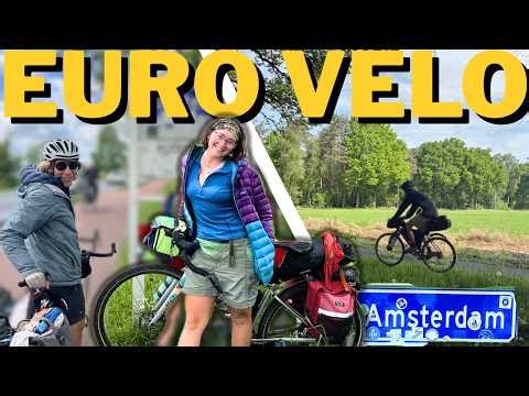 Cycling Across the Netherlands on Euro Velo 3 & 19 From Nijmegen to Amsterdam | Bicycle Touring