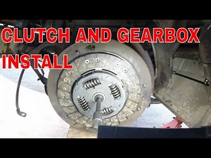 FIAT DUCATO CLUTCH AND GEARBOX INSTALL