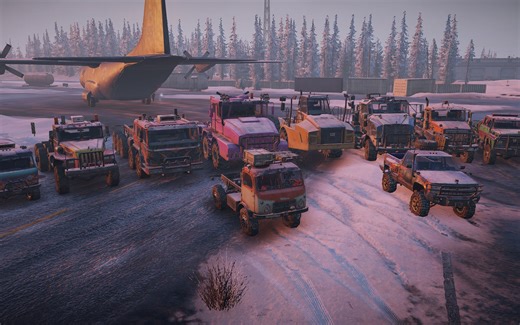 【雪地奔驰SnowRunner】p1到p72 升级和车辆全解锁、实用技巧、多车详解流程。