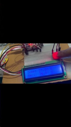 Body Temperature 🌡 and pulse ❤️ measuring Device #project #iot