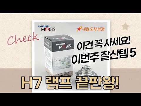 H7 비교 노바럭스/필립스/남영/모비스! LED vs 할로겐, 밝기/수명 끝판왕은?