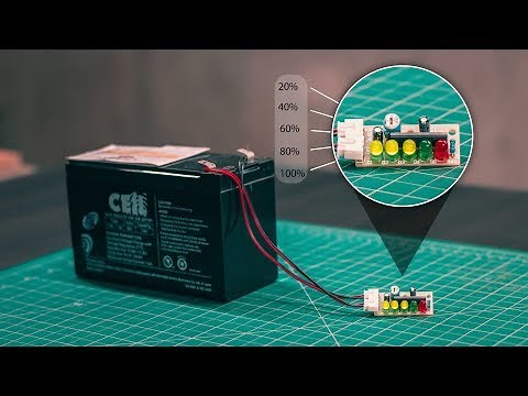 12V Battery Charge Status Indicator | DIY Kit