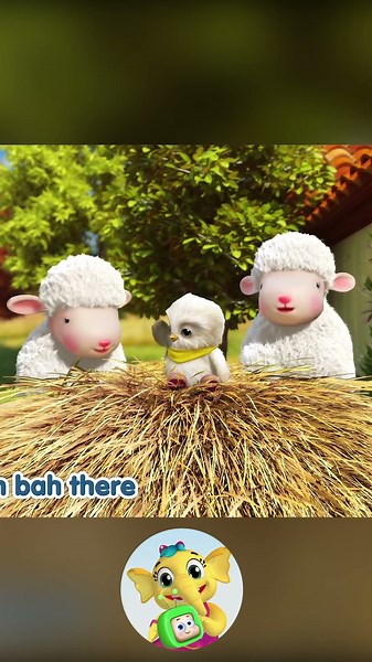 1, 2, 3 Sheep Everywhere! 🐑 #badanamu #trendingshorts #nurseryrhymes #babysongs #childrenmusic