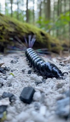 *Scolopendra prisma*: a deimatic defense using crystalline filaments to refract sunlight.