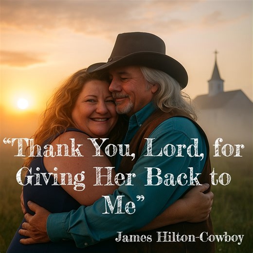 Thank you Lord, My Wife is back home. “Thank You, Lord, for Giving Her Back to Me” ― James Hilton-Cowboy/AI-assisted | Cowboy's-just for fun