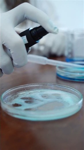 Scientist Drops Chemical in Petri Dish | Amazing Science Experiment Close Up