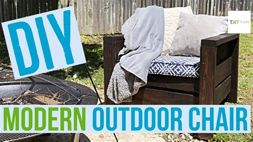 How to DIY a Modern Outdoor Chair: Quick and Easy Woodworking Projects with 2x4s and 2x6s