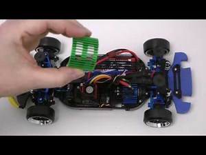 Tamiya TT-01 E Lancer Evolution für das RC-Driften getunt. Tuning