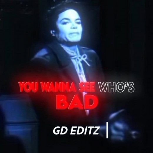 "Bad Michael Jackson 💀"-Michael jackson edit | Sem controle Super slowed
