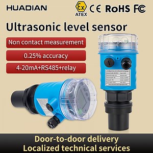[Hot Item] Ultrasonic Level Sensor Level Detector Ultrasonic Level Sensor Calibrating Level Transmitters Water Tank Depth Gauge 4-20mA 0-10V RS485 Modbus IoT