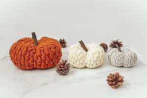 Country Cottage Pumpkin - Free Crochet Pattern - The Turtle Trunk