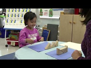 Transforming Three-Dimensional Shapes with Child 36 (Early Math Collaborative)