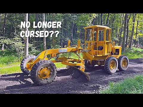 1960’s Galion Road Grader back to work after being abandon for over a decade!