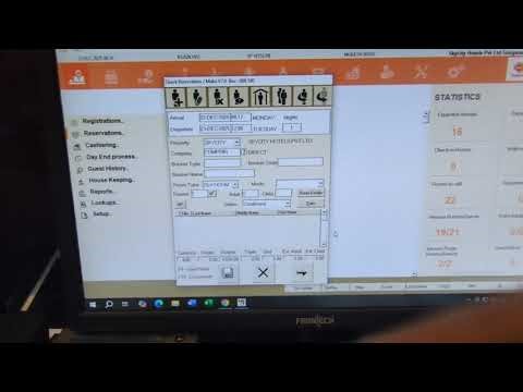 How to make room booking in the IDS system 6.5 and 7.0 software