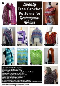 20 Free Rectangular Shawl Patterns