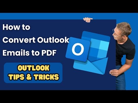 How to convert Outlook emails to PDF - تبدیل ایمیل اوت لوک به پی دی اف