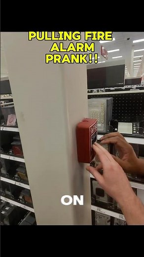 Pulling Fire Alarm Prank!!