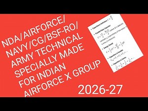 Trigonometry formulas for Indian airforce x group