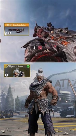 CODM x Street Fighter Shigenori -Akuma with Legendary MG42 #shorts #codm