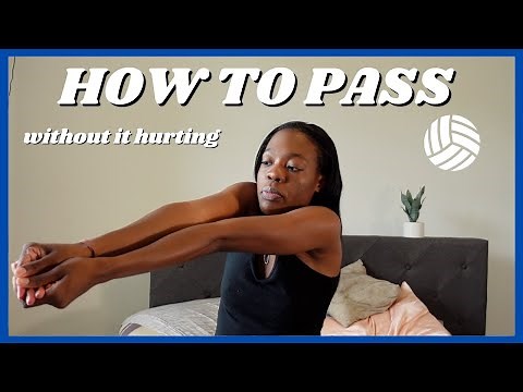 HOW TO PASS A VOLLEYBALL WITHOUT IT HURTING! volleyball for beginners | jacoby sims
