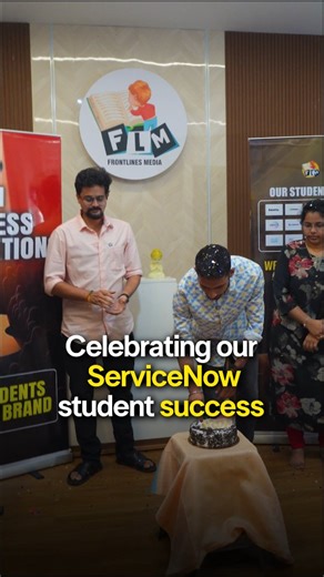 Another Milestone Achieved at Frontlines Media! We’re proud to announce that Prasad, one of our dedicated students from the ServiceNow program, has secured 2 projects at TCS! 🎯 His journey reflects the power of commitment, consistent learning, and the right guidance. This achievement is a testament to what’s possible when passion meets opportunity. A heartfelt thanks to our co-founders, @krishna_talkz z and @upendra_gulipilli , for building a platform that empowers students to transform their c