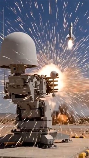 Phalanx CIWS C-RAM vs. ballistic missile - Military Simulation in ArmA 3