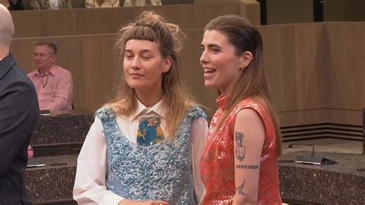 Same sex couples marry in Amsterdam as Dutch mark 25th anniversary of world's first gay weddings